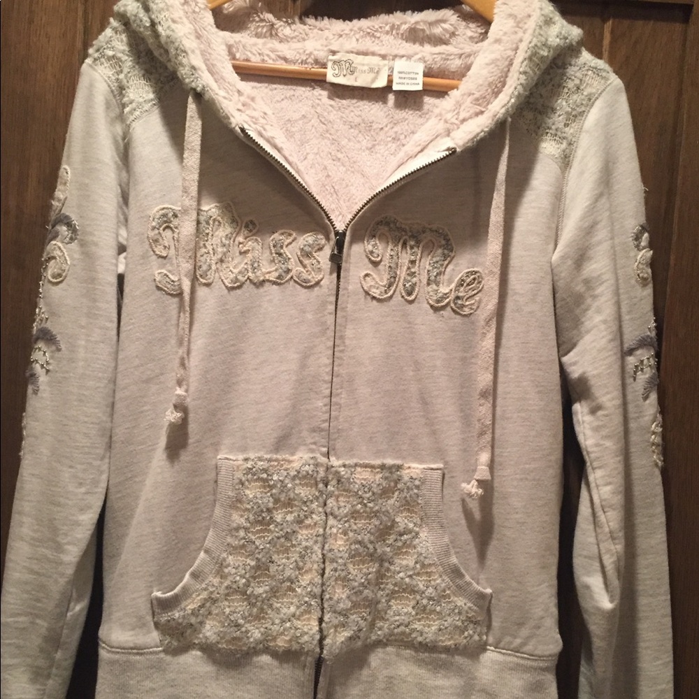Miss Me full zip hoodie jacket